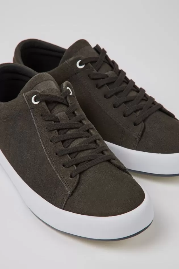 Cheap Camper Grijze Nubuck Herensneakers