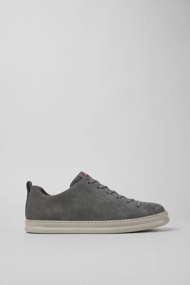 Cheap Camper Grijze Nubuck Sneaker Voor Heren