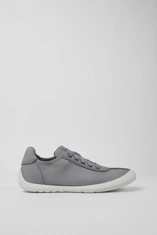 Best Camper Grijze Stoffen Herensneakers