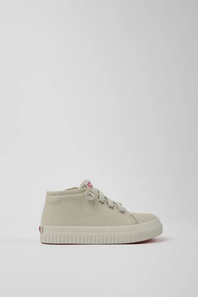 Hot Camper Grijze Stoffen Kindersneakers