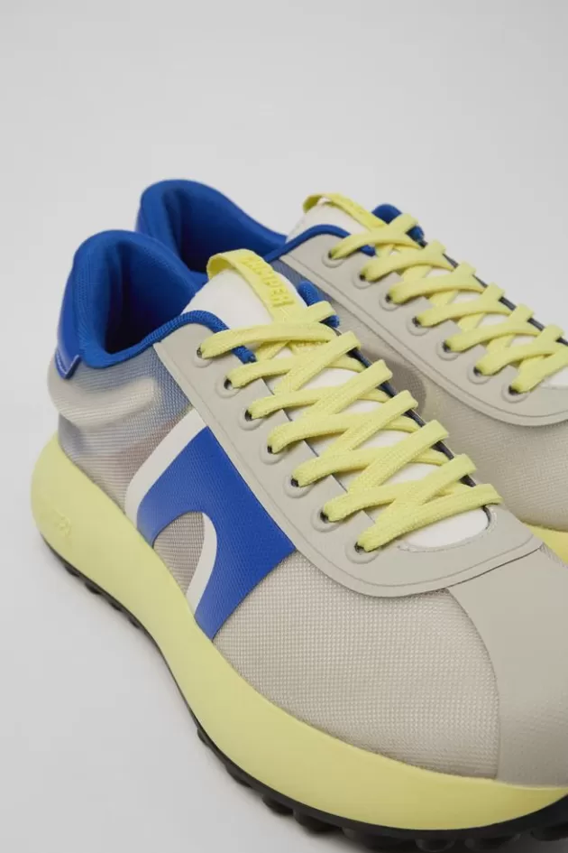 Sale Camper Grijze Textiel Sneaker Voor Heren