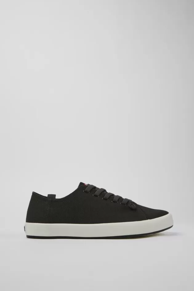 Outlet Camper Grijze Textiel Sneaker Voor Heren