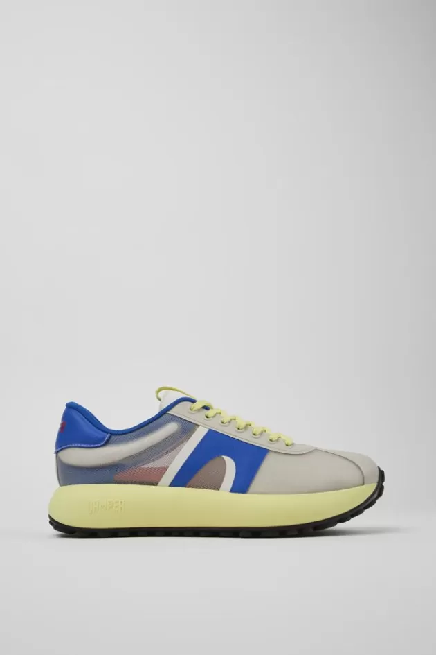 Sale Camper Grijze Textiel Sneaker Voor Heren