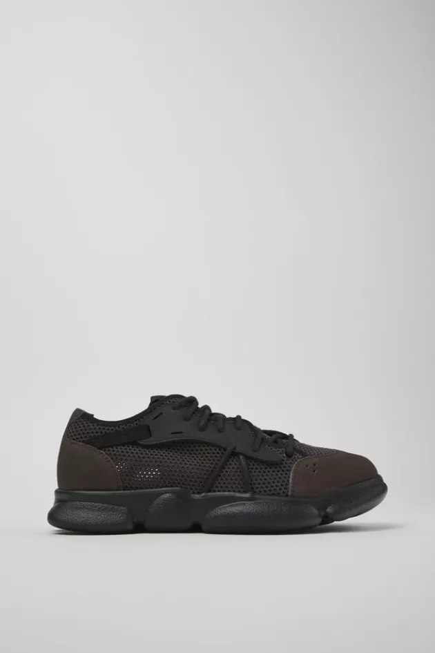 Outlet Camper Grijze Textiel Sneaker Voor Heren