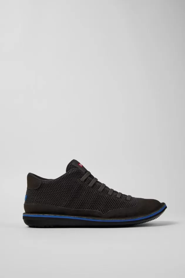 Cheap Camper Grijze Textiel/Nubuck Basketbalbootie Voor Heren