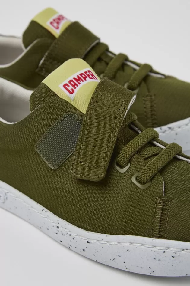 Online Camper Groene Instapper Van Textiel