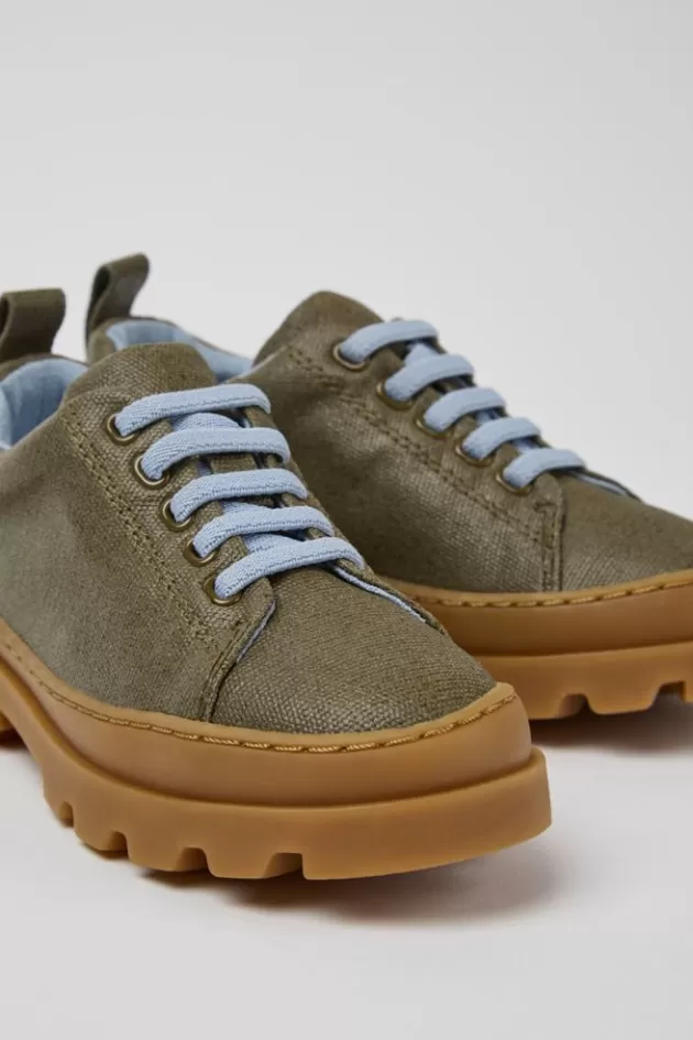 Best Sale Camper Groene Kinderschoenen Van Biologisch Katoen