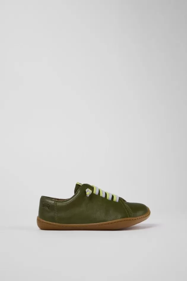 Store Camper Groene Leren Instapper