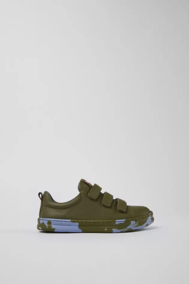Cheap Camper Groene Leren Sneaker