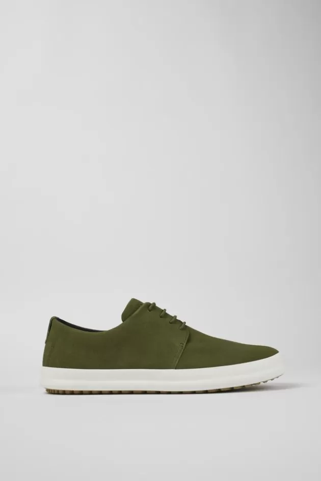Best Sale Camper Groene Nubuck Blucher Voor Heren