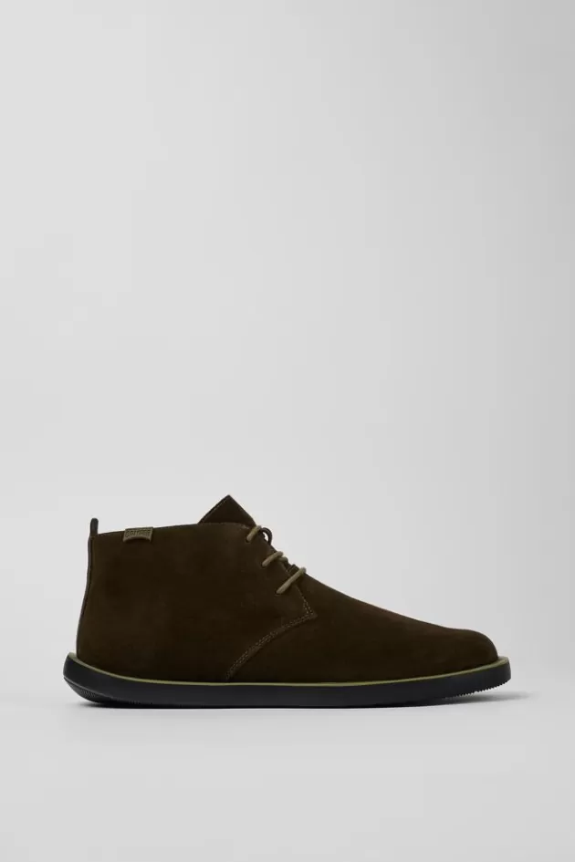 Clearance Camper Groene Nubuck Desert Boot Voor Heren