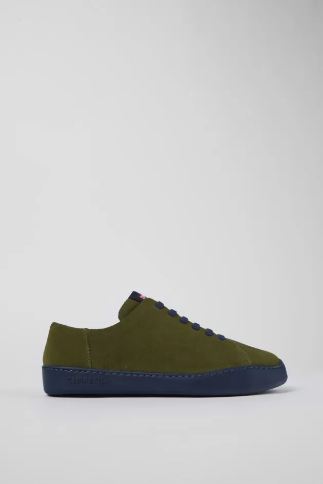 Fashion Camper Groene Nubuck Sneaker Voor Heren