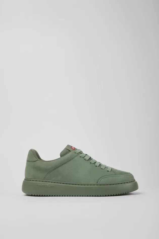 Store Camper Groene Nubuck Sneakers Voor Dames