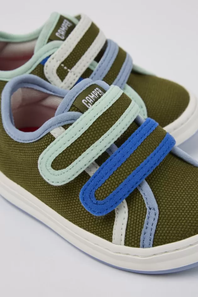 New Camper Groene Sneaker Van Textiel