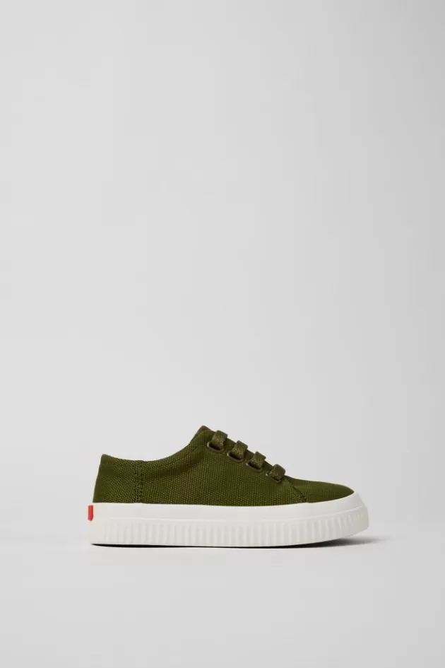 Discount Camper Groene Sneaker Van Textiel