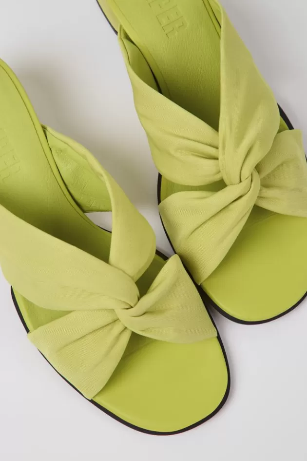 Hot Camper Groene Stoffen Damessandalen