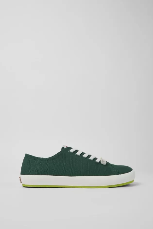 Outlet Camper Groene Stoffen Herensneakers