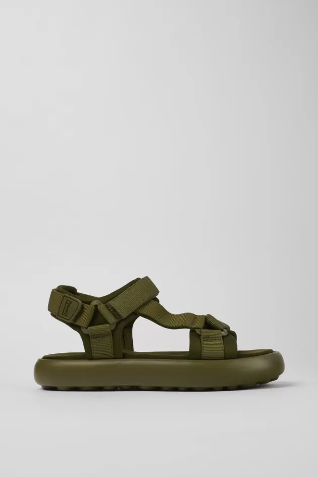 Shop Camper Groene Textiel Sandaal Voor Heren