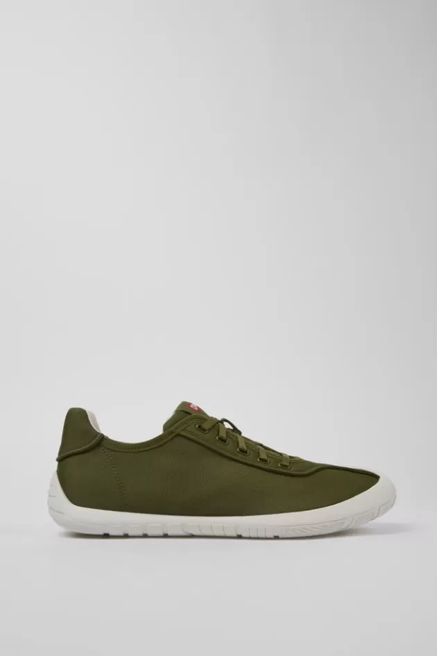 New Camper Groene Textiel Sneaker Voor Heren