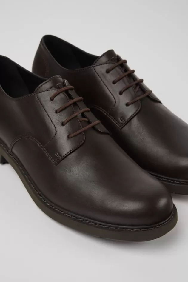 Online Camper Klassieke Bruine Blucherschoen