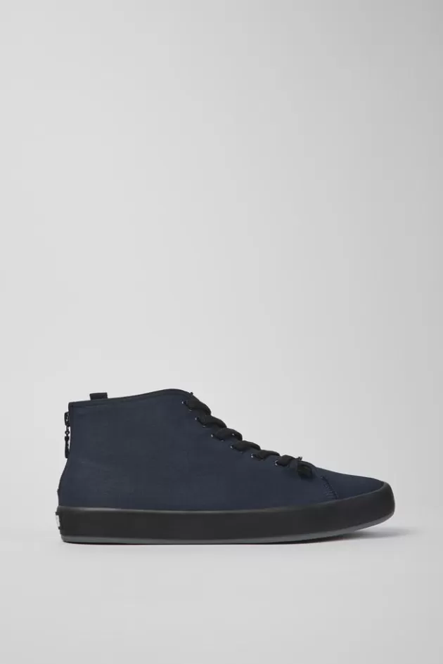 Hot Camper Marineblauwe Stoffen Herensneakers