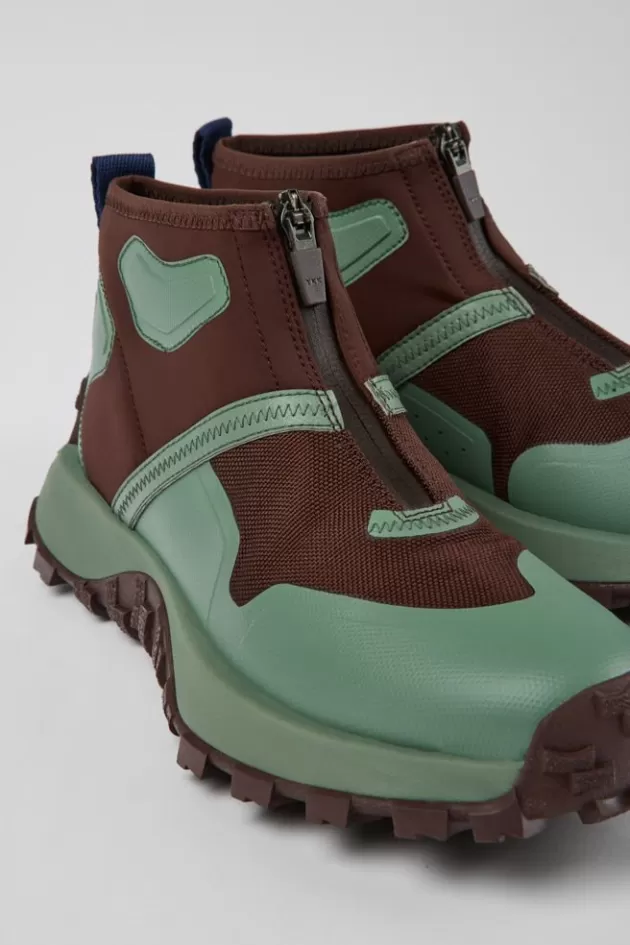 Store Camper Meerkleurige Dames-Enkelboots Van Gerecycled Pet