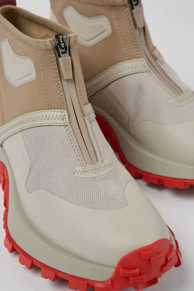 Clearance Camper Meerkleurige Dames-Enkelboots Van Gerecycled Pet