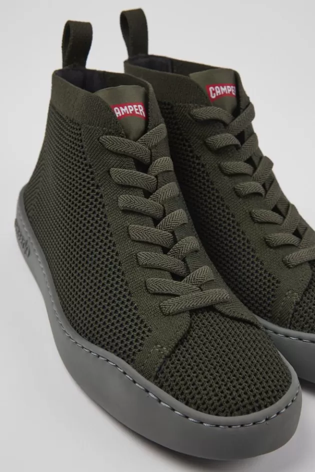 New Camper Meerkleurige Damessneakers, Aan Een Stuk Gebreid