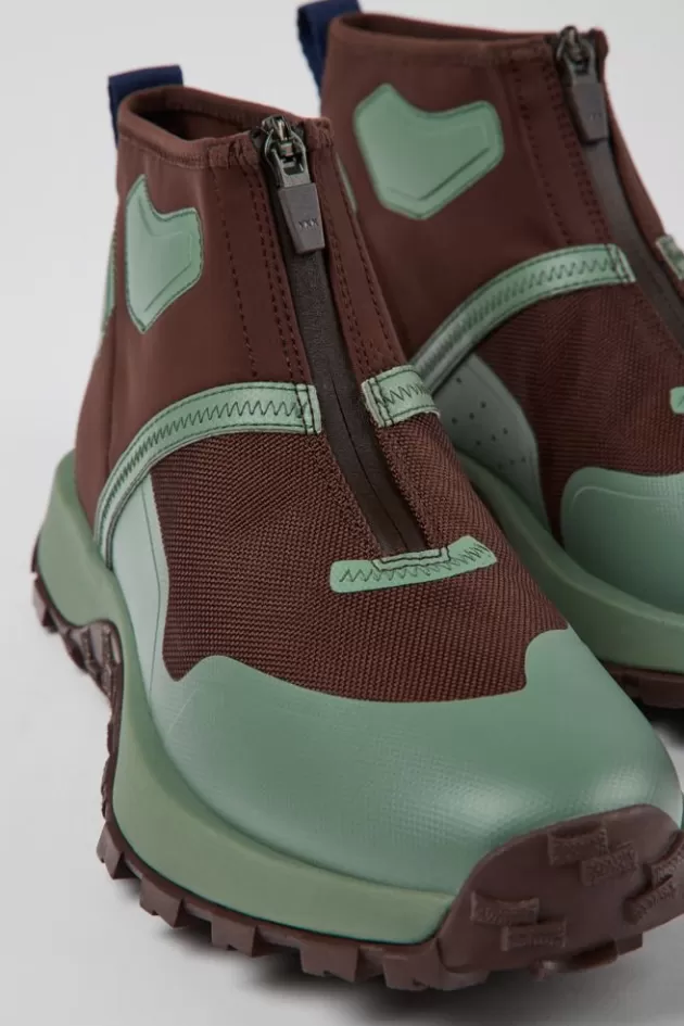 Discount Camper Meerkleurige Herenenkelboots Van Gerecycled Pet