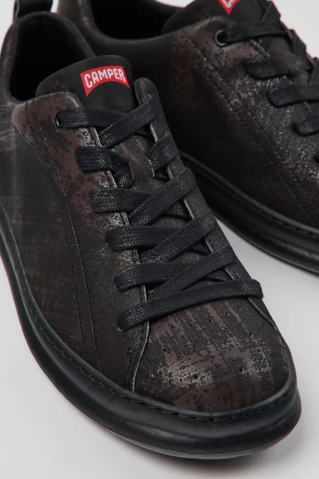 Outlet Camper Meerkleurige Herensneakers Van Gerecycled Nubuck