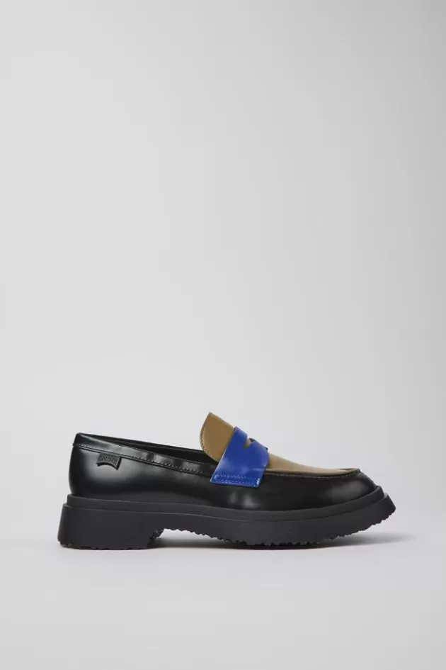 Clearance Camper Meerkleurige Leren Damesloafer