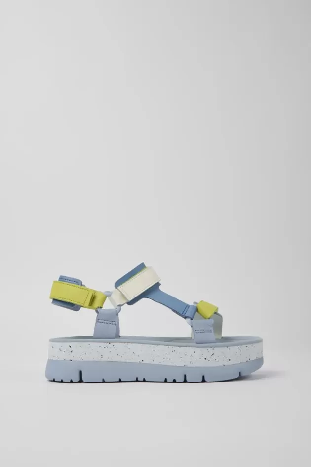 Shop Camper Meerkleurige Leren Damessandalen