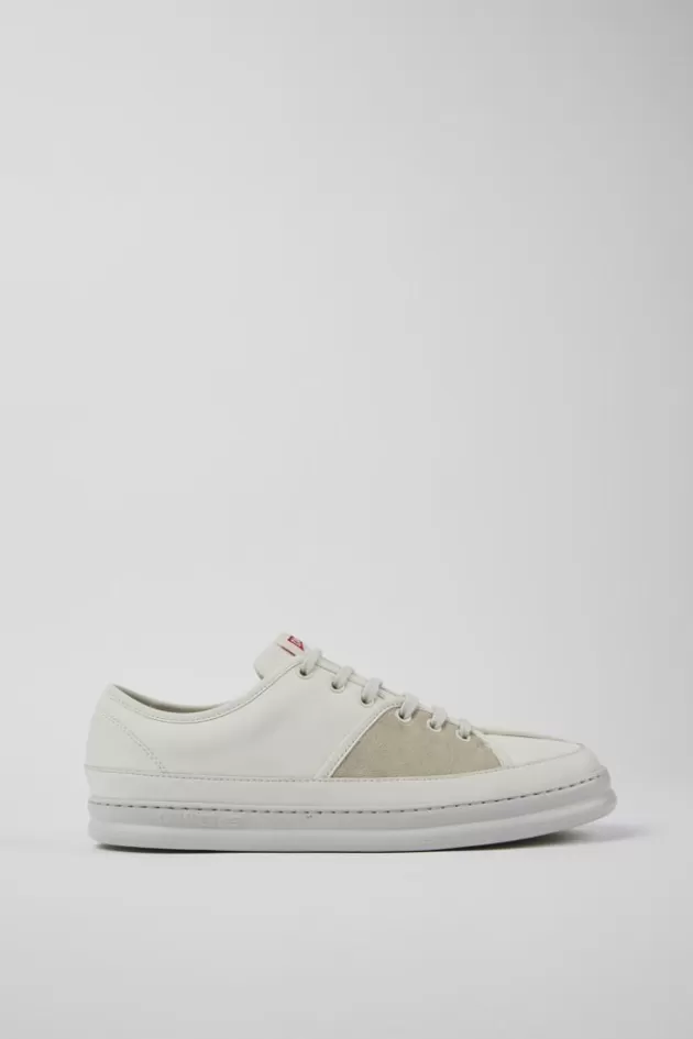Outlet Camper Meerkleurige Leren En Nubuck Herensneakers