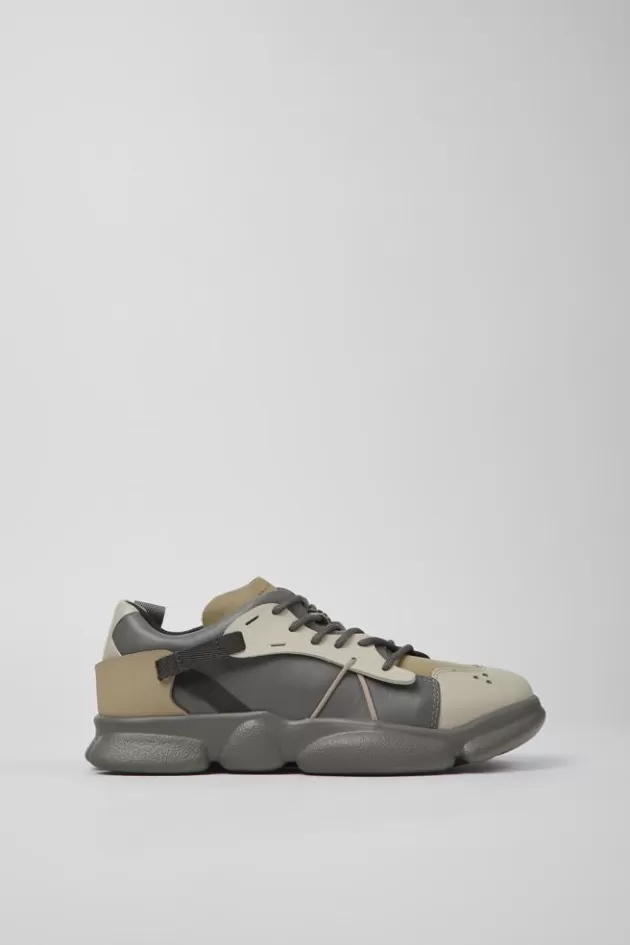 Shop Camper Meerkleurige Leren En Stoffen Damessneakers