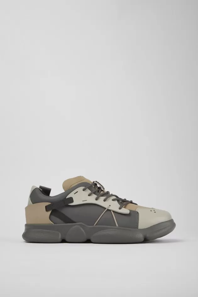Cheap Camper Meerkleurige Leren En Stoffen Herensneakers