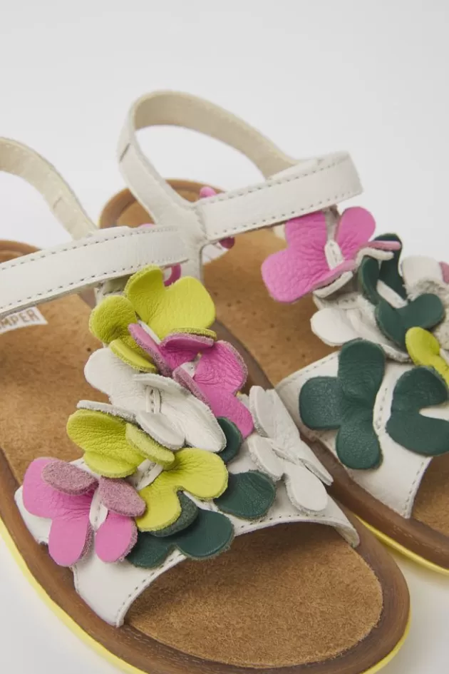 Clearance Camper Meerkleurige Leren Kindersandalen