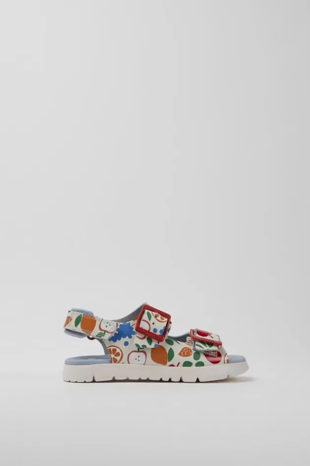 Hot Camper Meerkleurige Leren Kindersandalen