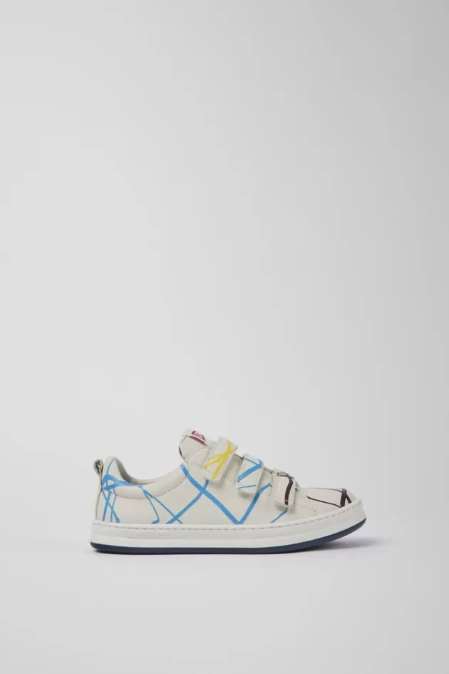 Shop Camper Meerkleurige Leren Kindersneakers