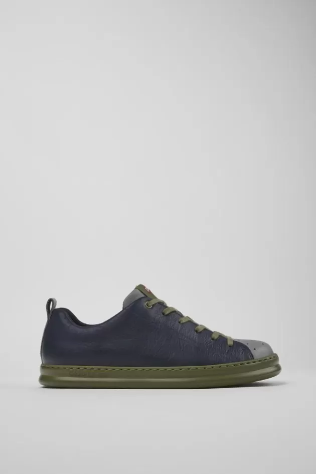 Store Camper Meerkleurige Leren Sneaker Voor Heren