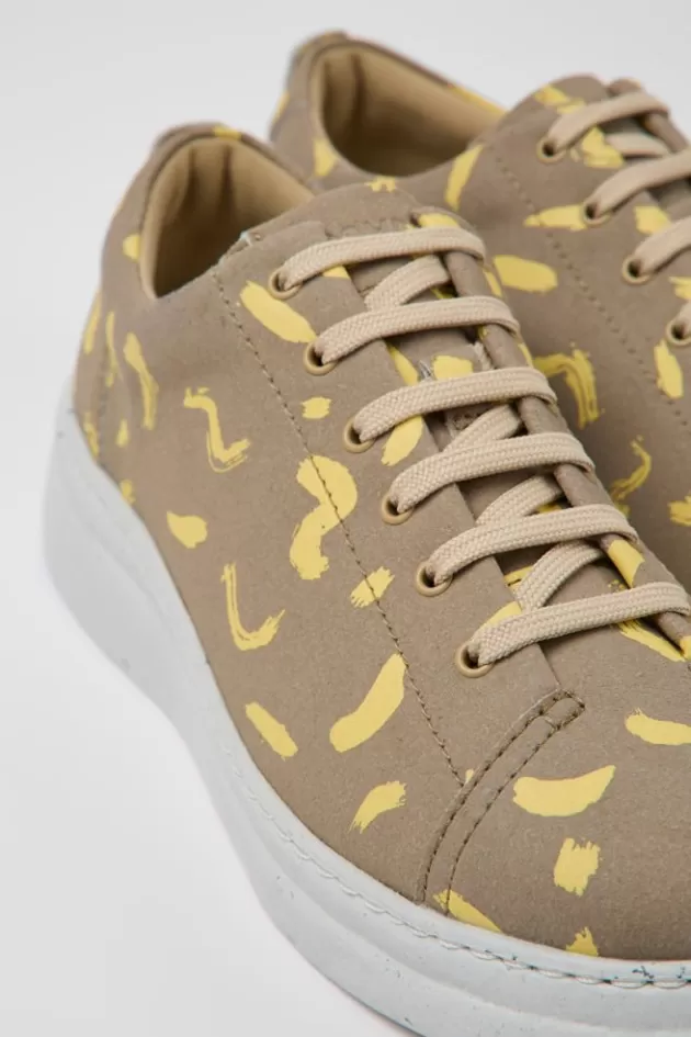Fashion Camper Meerkleurige Nubuck Damessneakers