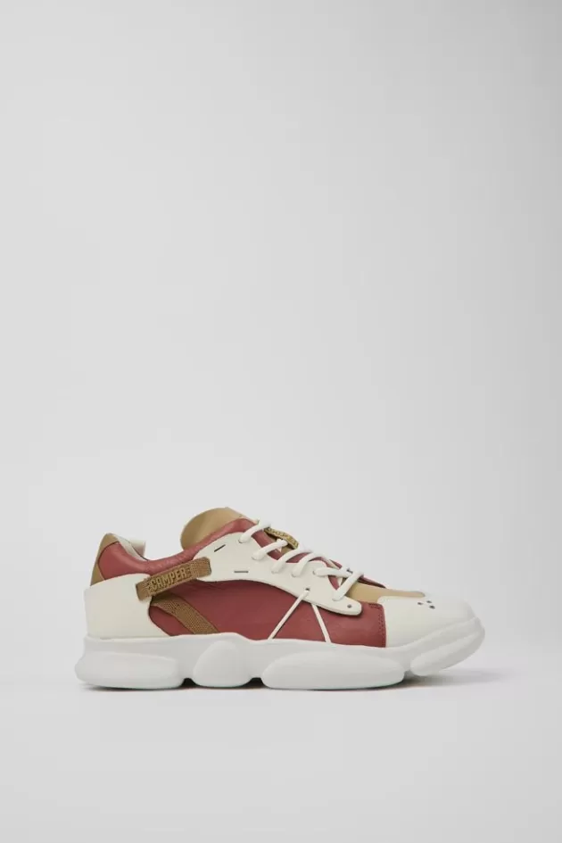 Discount Camper Meerkleurige Sneaker Van Leer/Textiel Voor Dames
