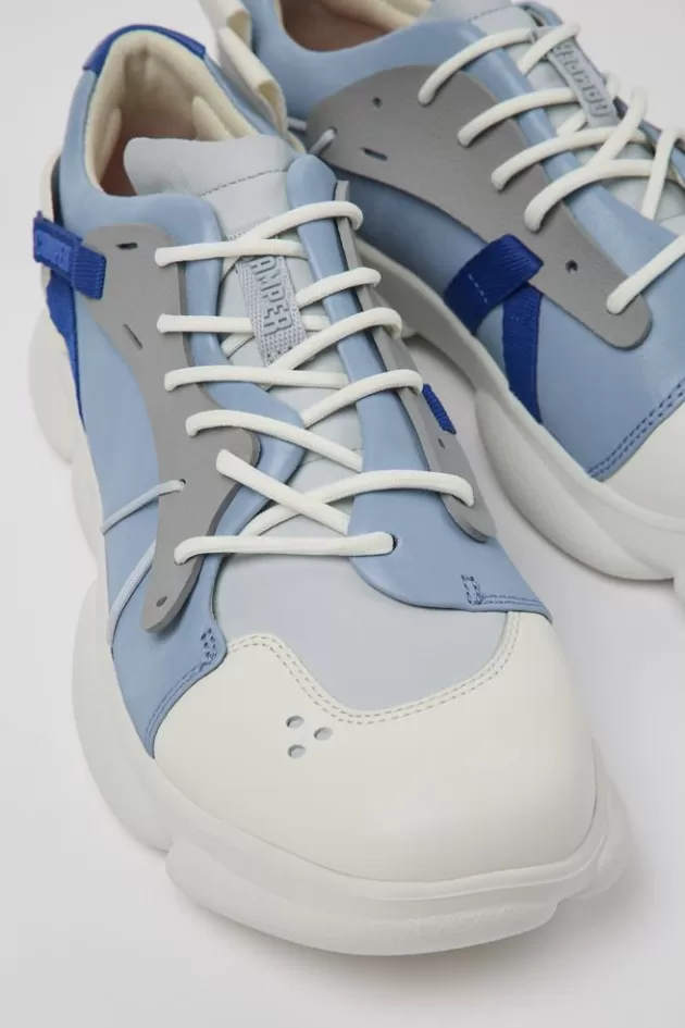 Discount Camper Meerkleurige Sneaker Van Leer/Textiel Voor Heren
