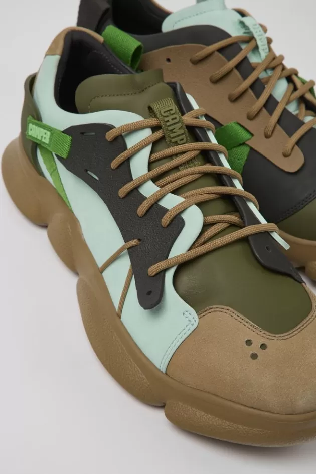 Flash Sale Camper Meerkleurige Sneaker Van Leer/Textiel Voor Heren