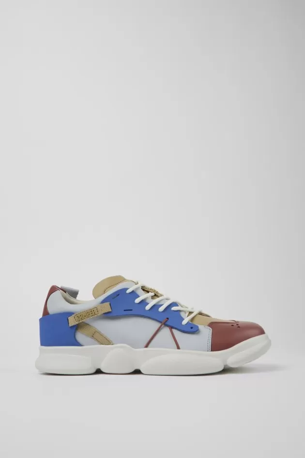 Hot Camper Meerkleurige Sneaker Van Leer/Textiel Voor Heren