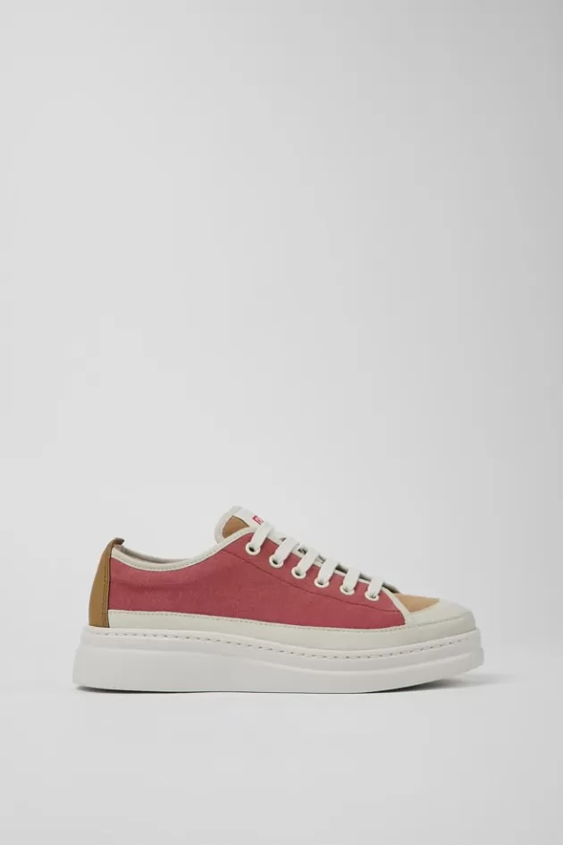 Cheap Camper Meerkleurige Sneaker Van Textiel/Leer Voor Dames