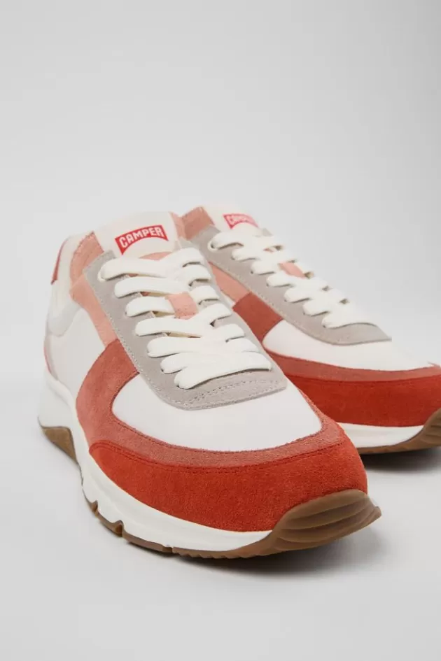 Outlet Camper Meerkleurige Sneaker Van Textiel/Nubuck Voor Dames