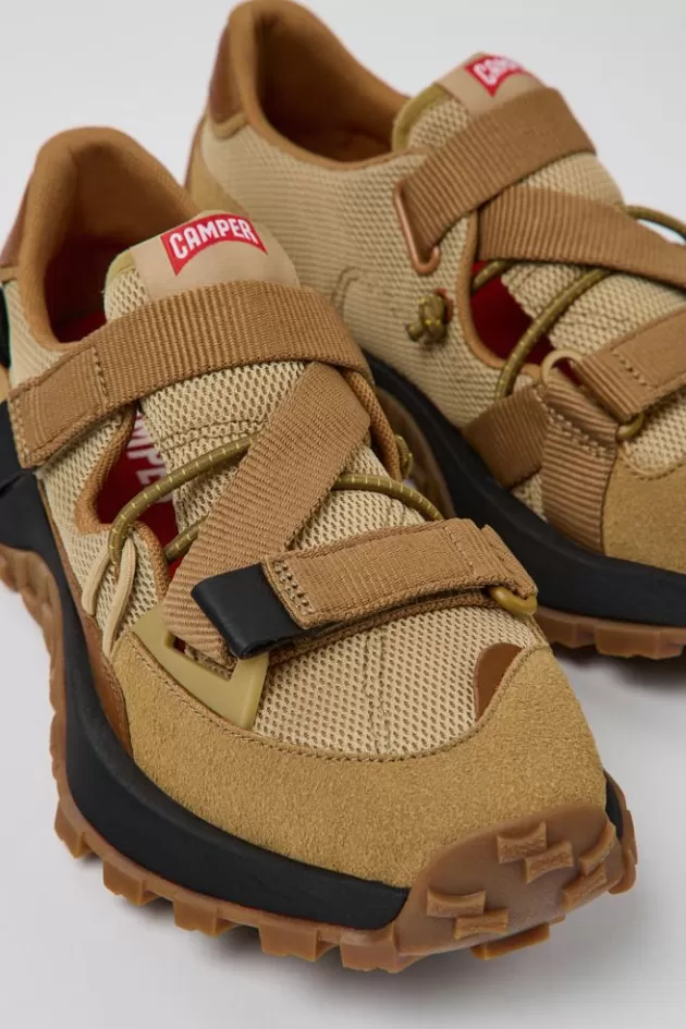 Cheap Camper Meerkleurige Sneaker Van Textiel/Nubuck Voor Dames