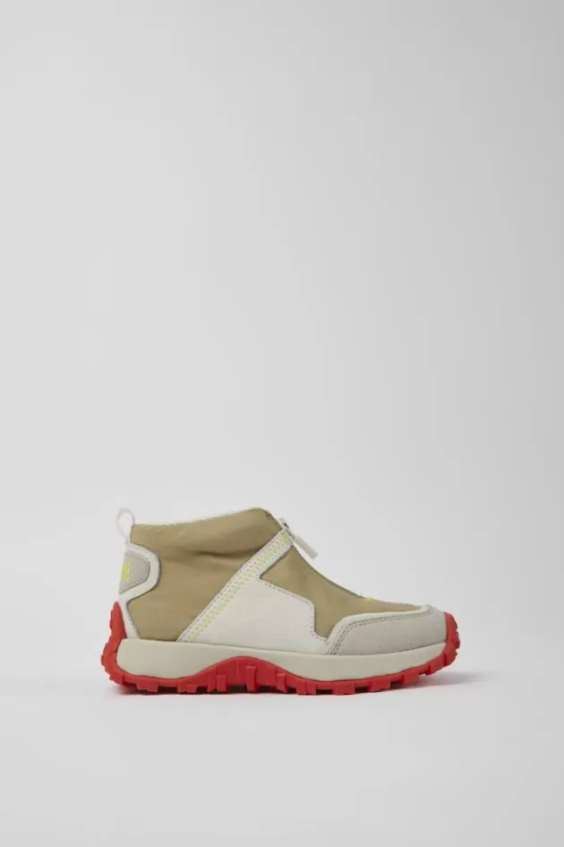 Hot Camper Meerkleurige Stoffen En Leren Kindersneakers