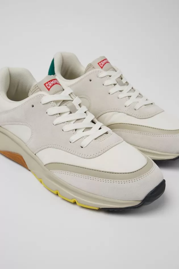 Cheap Camper Meerkleurige Stoffen En Nubuck Herensneakers