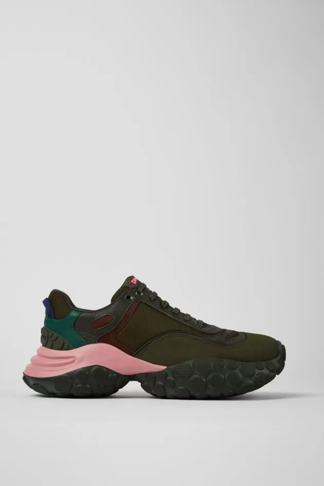 Shop Camper Meerkleurige Stoffen En Nubuck Herensneakers